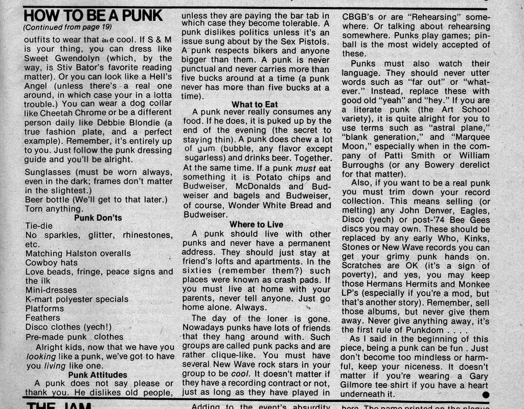 How to be a Punk
